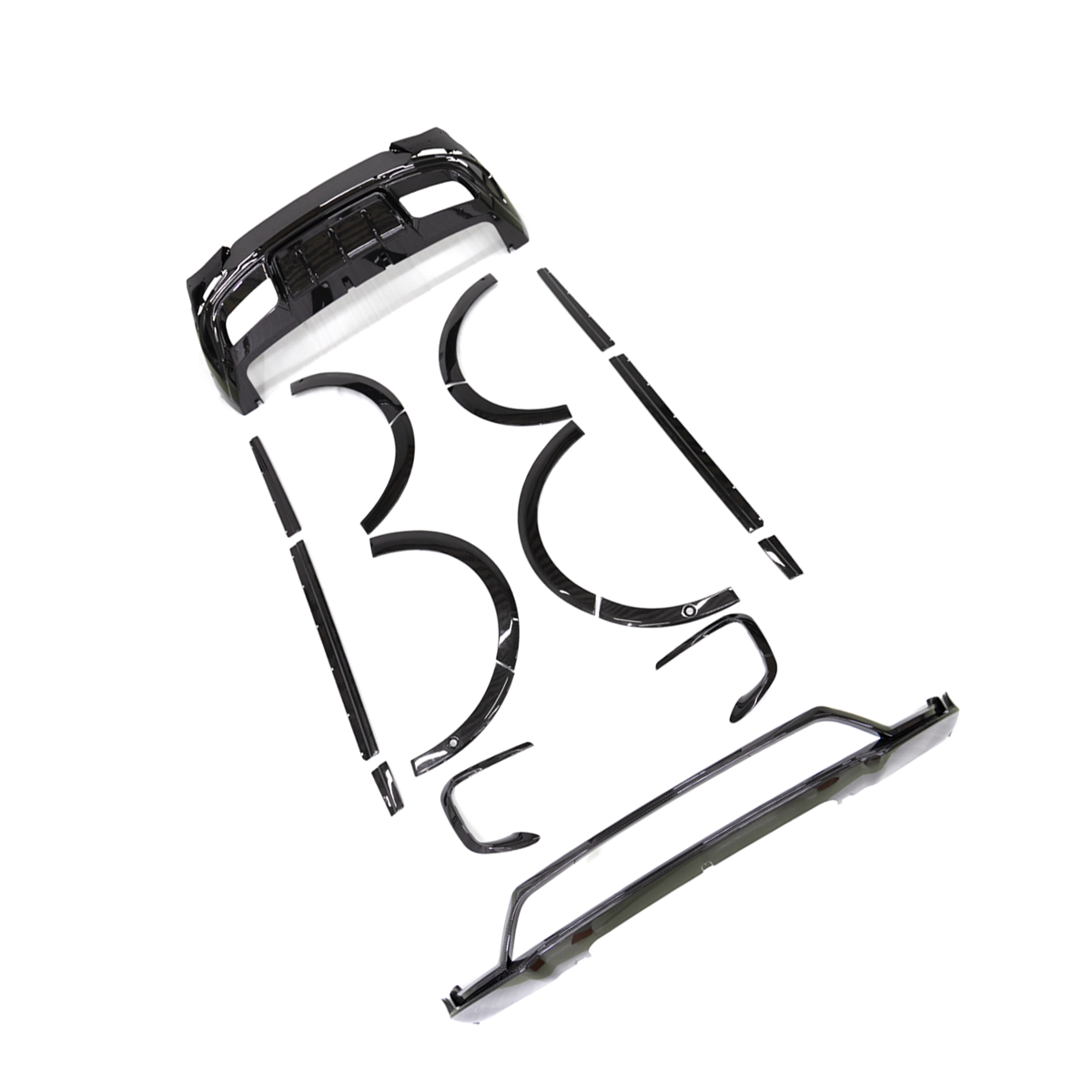 Dry Carbon Fiber Interior Trim Kit - For Range Rover