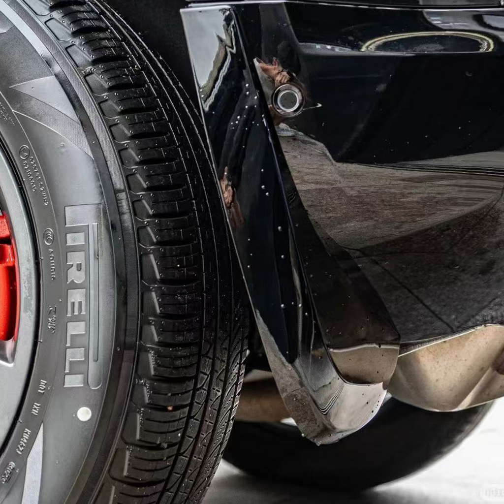 Gloss Black ABS Mud Flaps - Defender 90/110