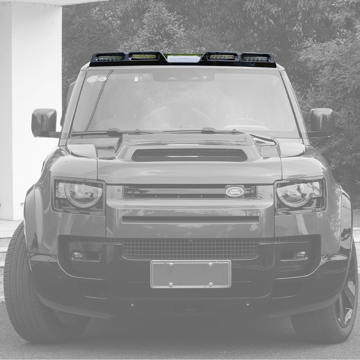4-Lamp Roof Light Bar  (ABS & Carbon Fiber)
