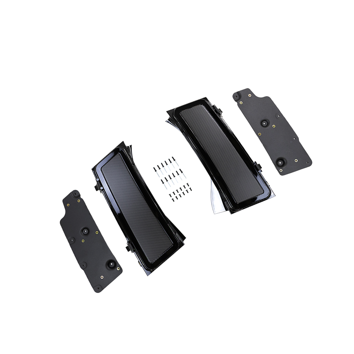 Rear D-Pillar Storage Box  ¨C Carbon Fibre / Gloss Black