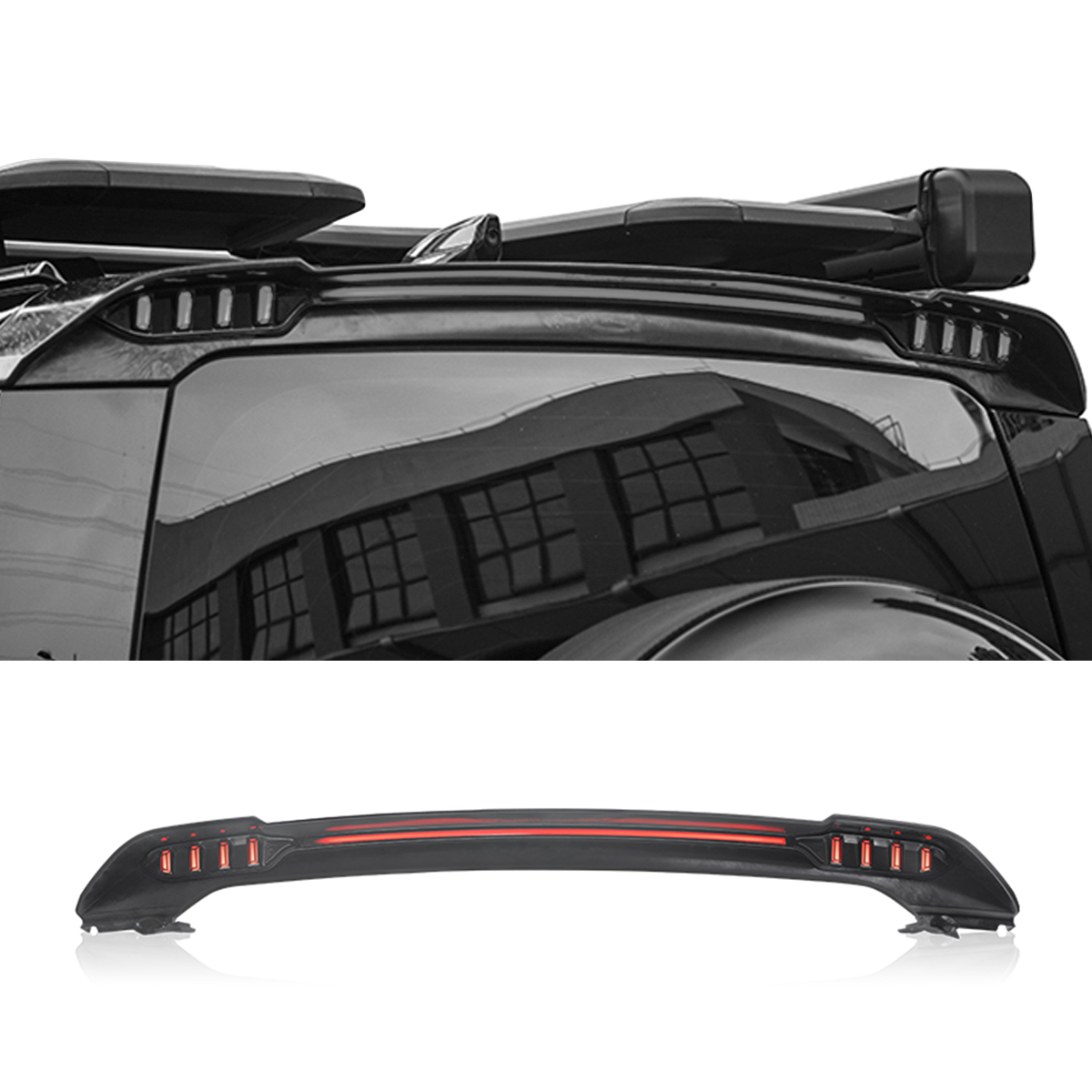 Land Rover Defender Mechanical Spoiler with Integrated LED Lighting