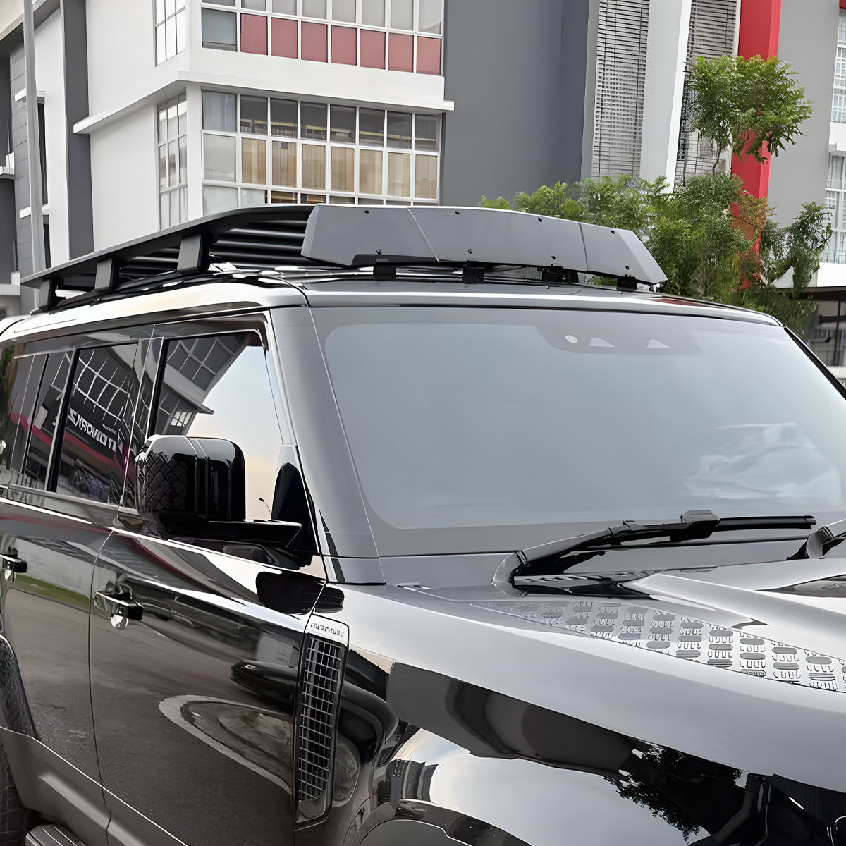 ABS wind deflector for Land Rover Defender 90 / 110 roof rack