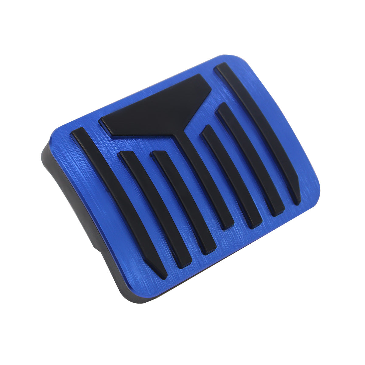 Accelerator & Brake Pedal Covers - Anti-Slip Aluminium (Black / Blue / Silver)