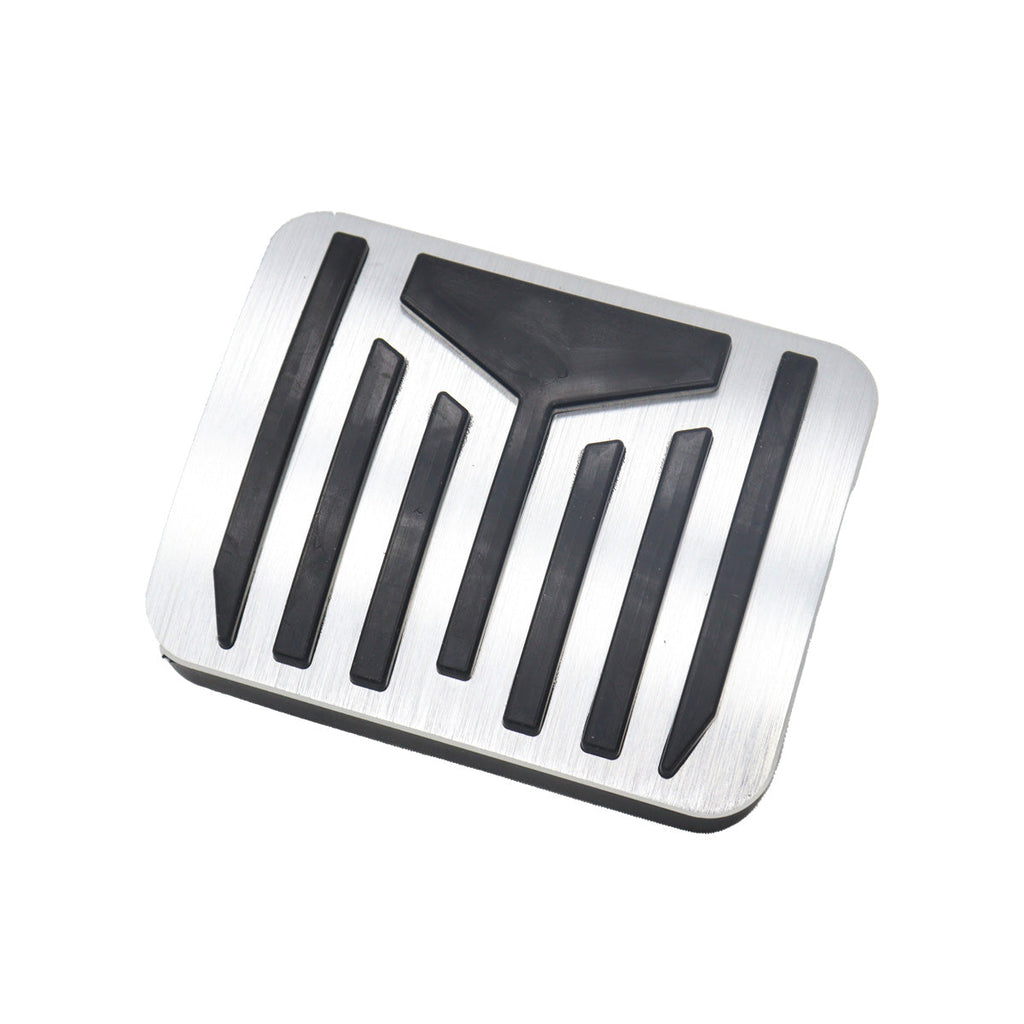 Accelerator & Brake Pedal Covers - Anti-Slip Aluminium (Black / Blue / Silver)