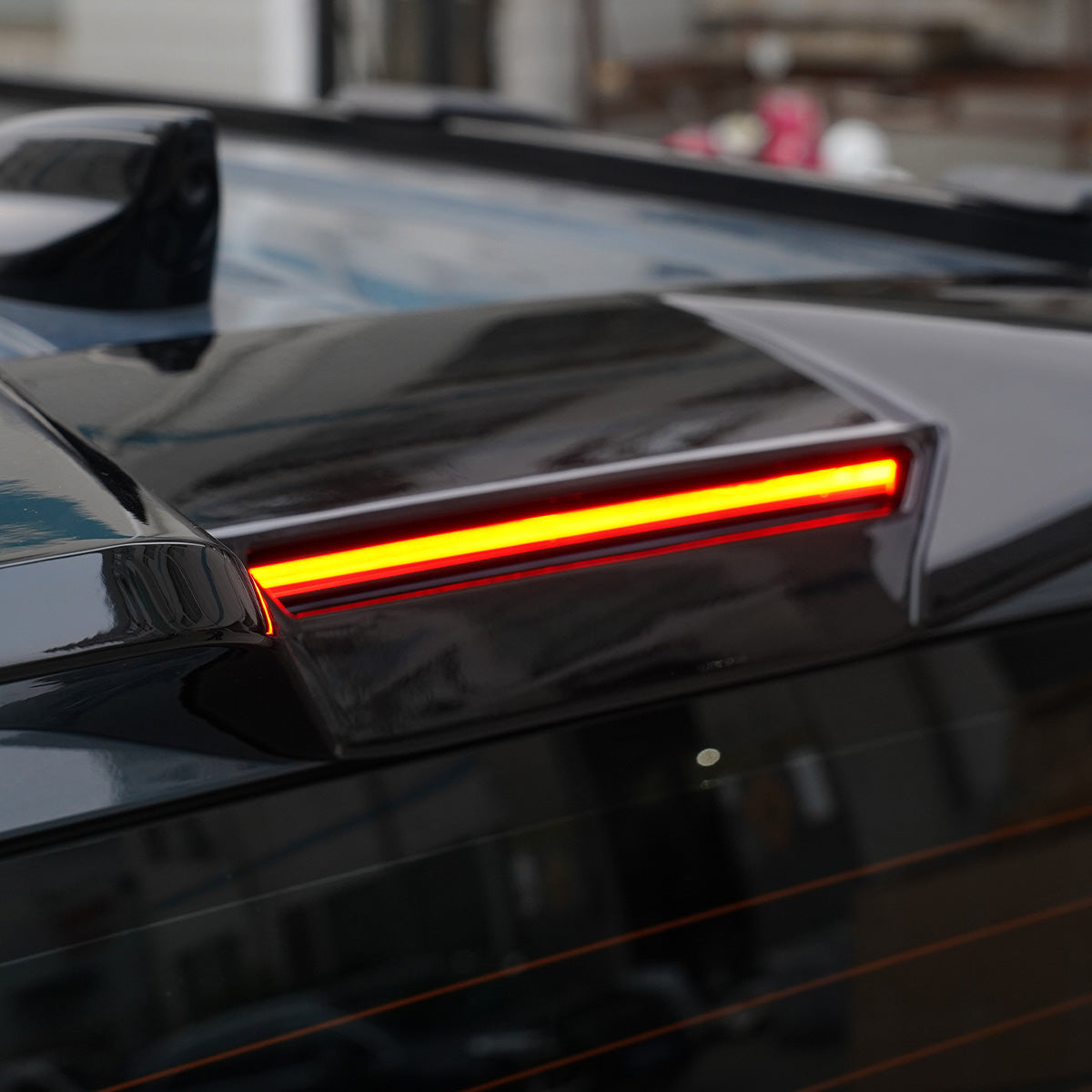 Gloss Black Rear Roof Spoiler