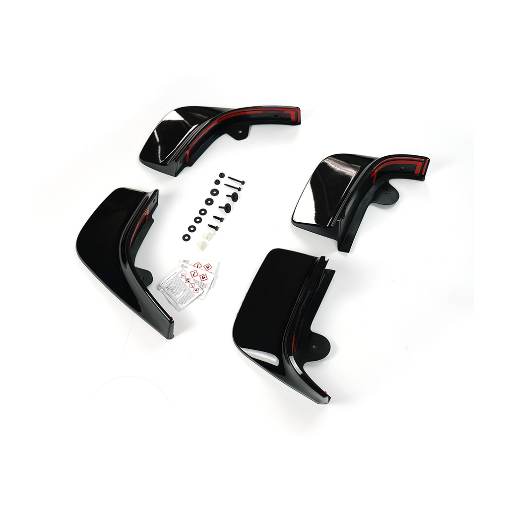 Gloss Black Mudguards - PP Material - Range Rover L460