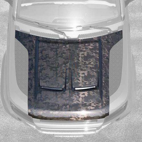 Bonnet Hood Carbon Fiber (Natural / Camouflage) & Aluminum Options