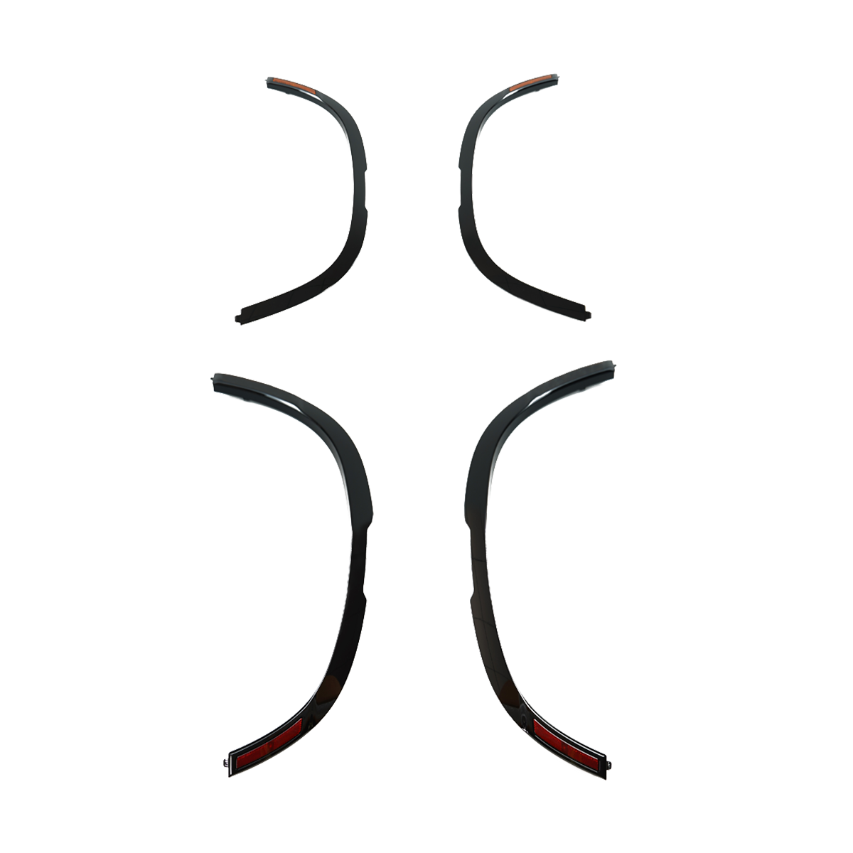 Carbon Fiber Fender Flares with LED Lights