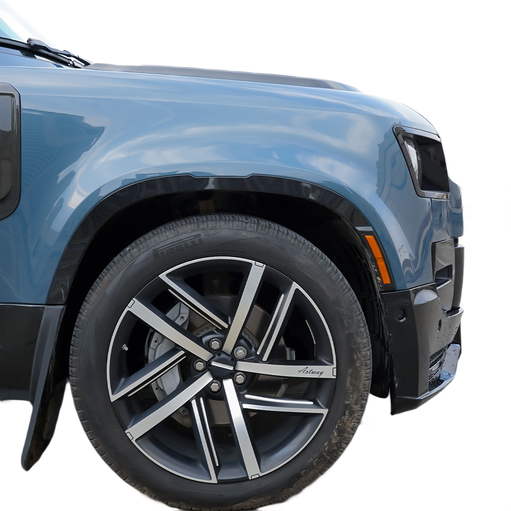 Carbon Fiber Fender Flares with LED Lights