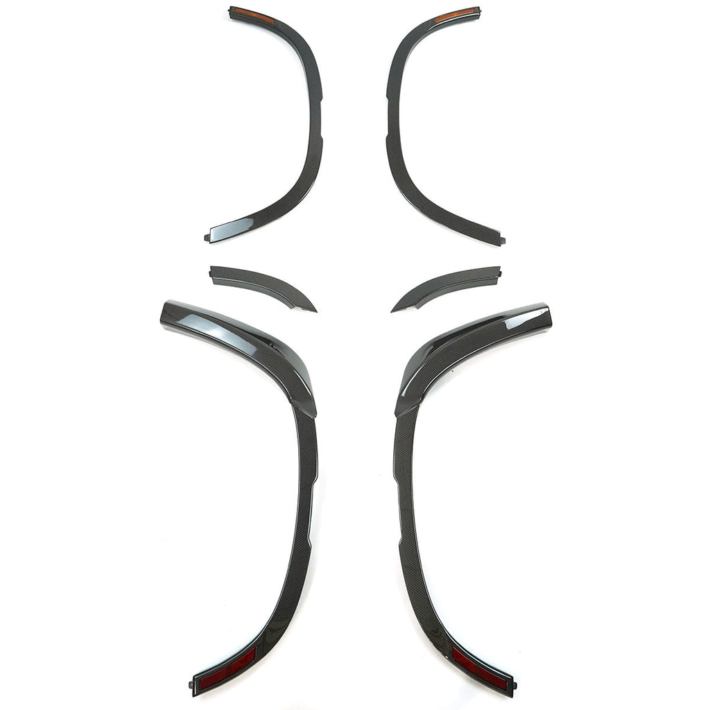 Carbon Fiber Fender Flares with LED Lights