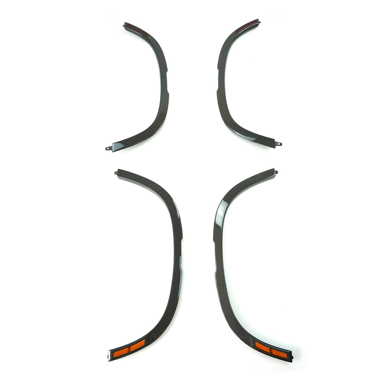 Carbon Fiber Fender Flares with LED Lights