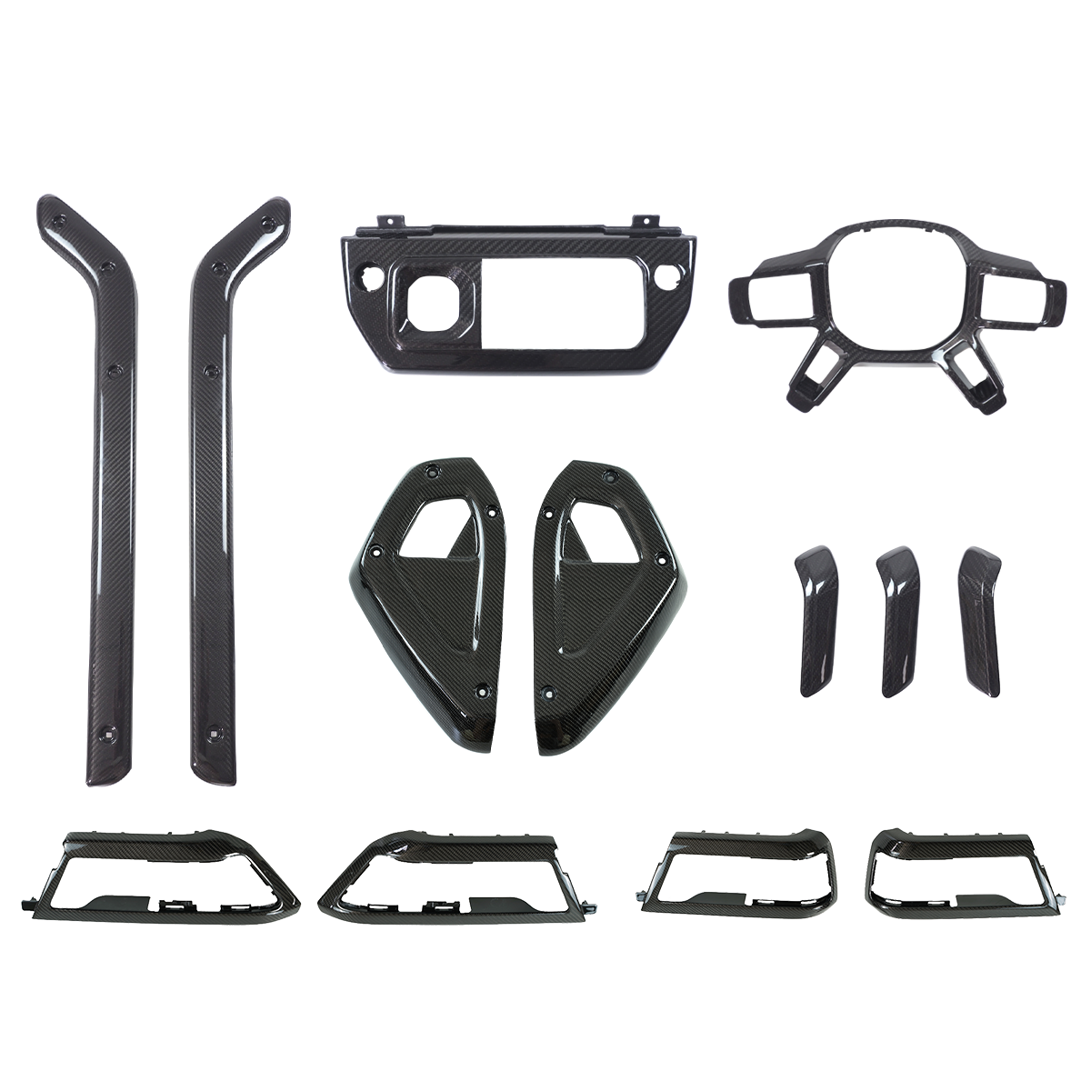 Carbon Fiber Style Interior Trim Kit  LHD & RHD Compatible