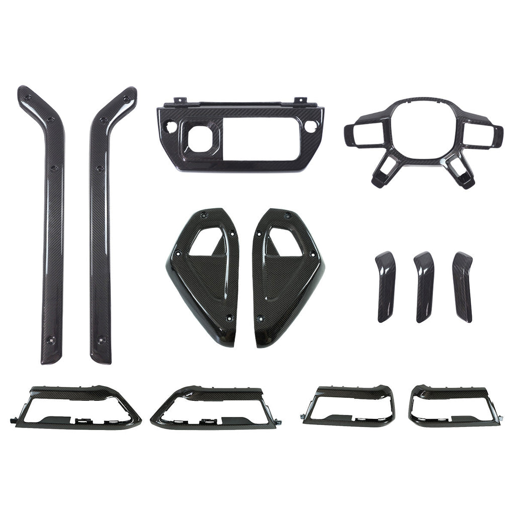 Carbon Fiber Style Interior Trim Kit  LHD & RHD Compatible