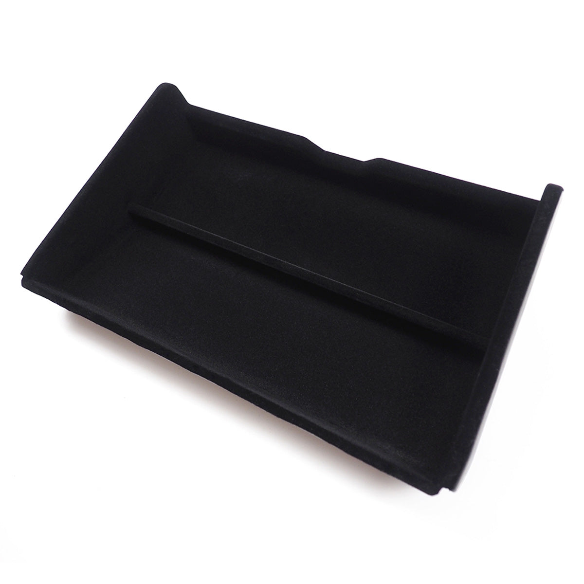 Center Console Lower Storage Tray  (Silicone & Flocked Options)