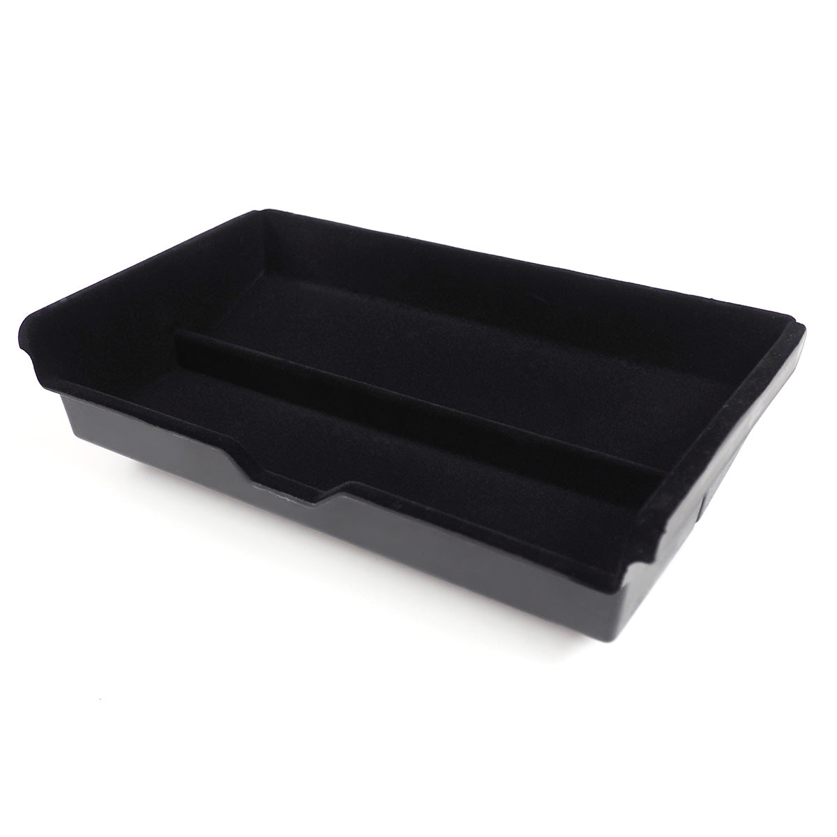 Center Console Lower Storage Tray  (Silicone & Flocked Options)