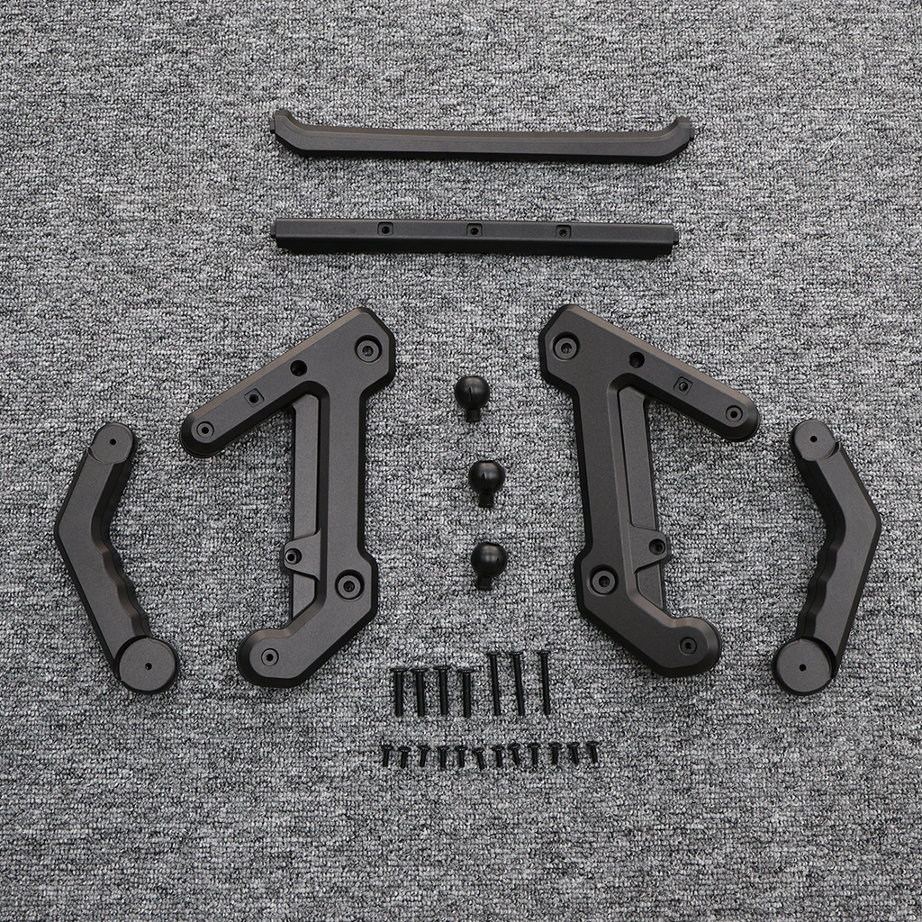 Black Aluminum Center Console Extension Bracket for Land Rover Defender