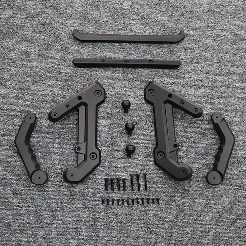 Black Aluminum Center Console Extension Bracket for Land Rover Defender