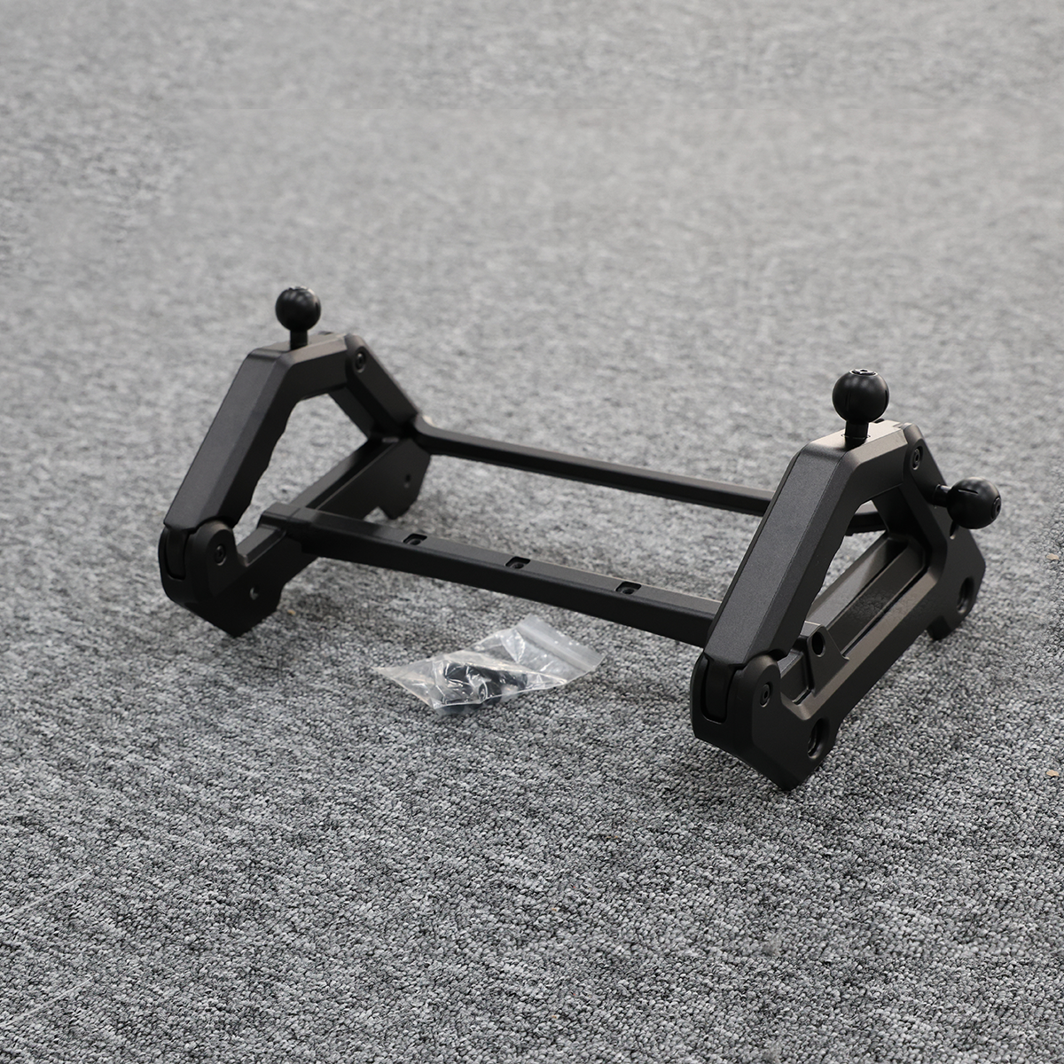 Black Aluminum Center Console Extension Bracket for Land Rover Defender