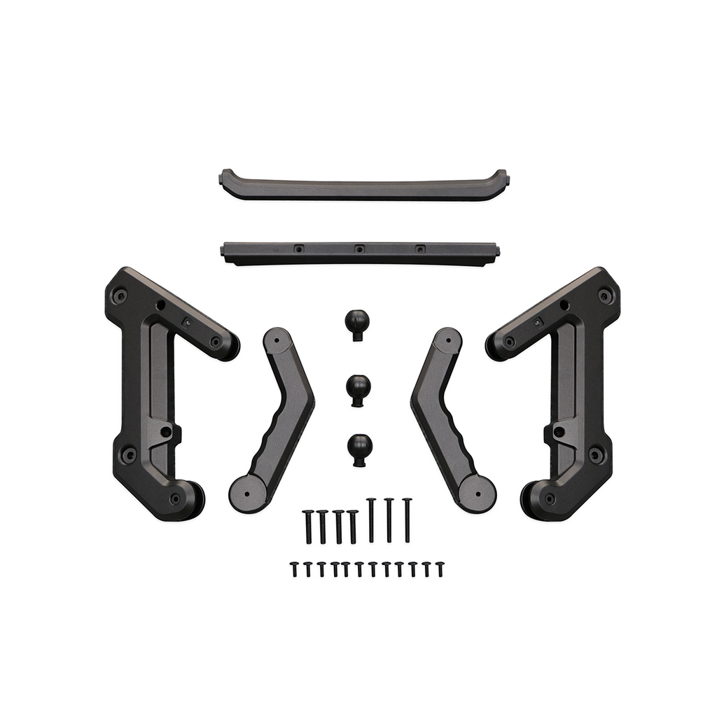 Black Aluminum Center Console Extension Bracket for Land Rover Defender