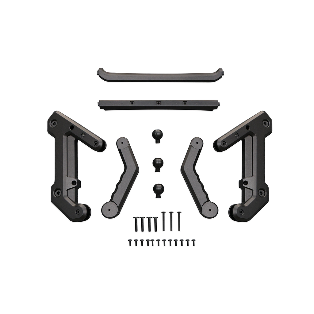 Black Aluminum Center Console Extension Bracket for Land Rover Defender