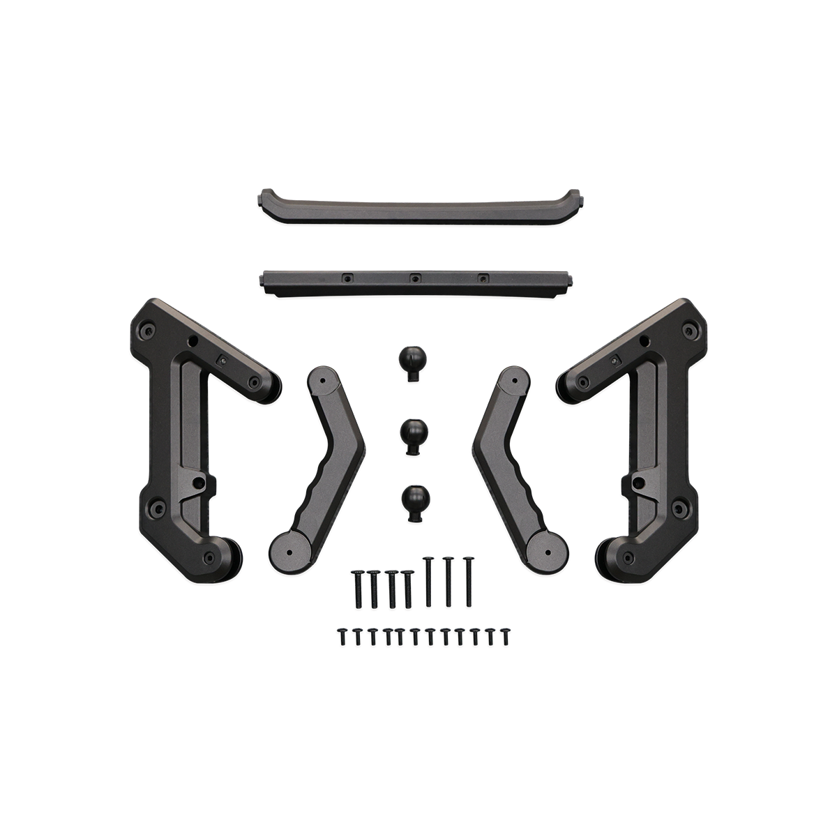 Black Aluminum Center Console Extension Bracket for Land Rover Defender