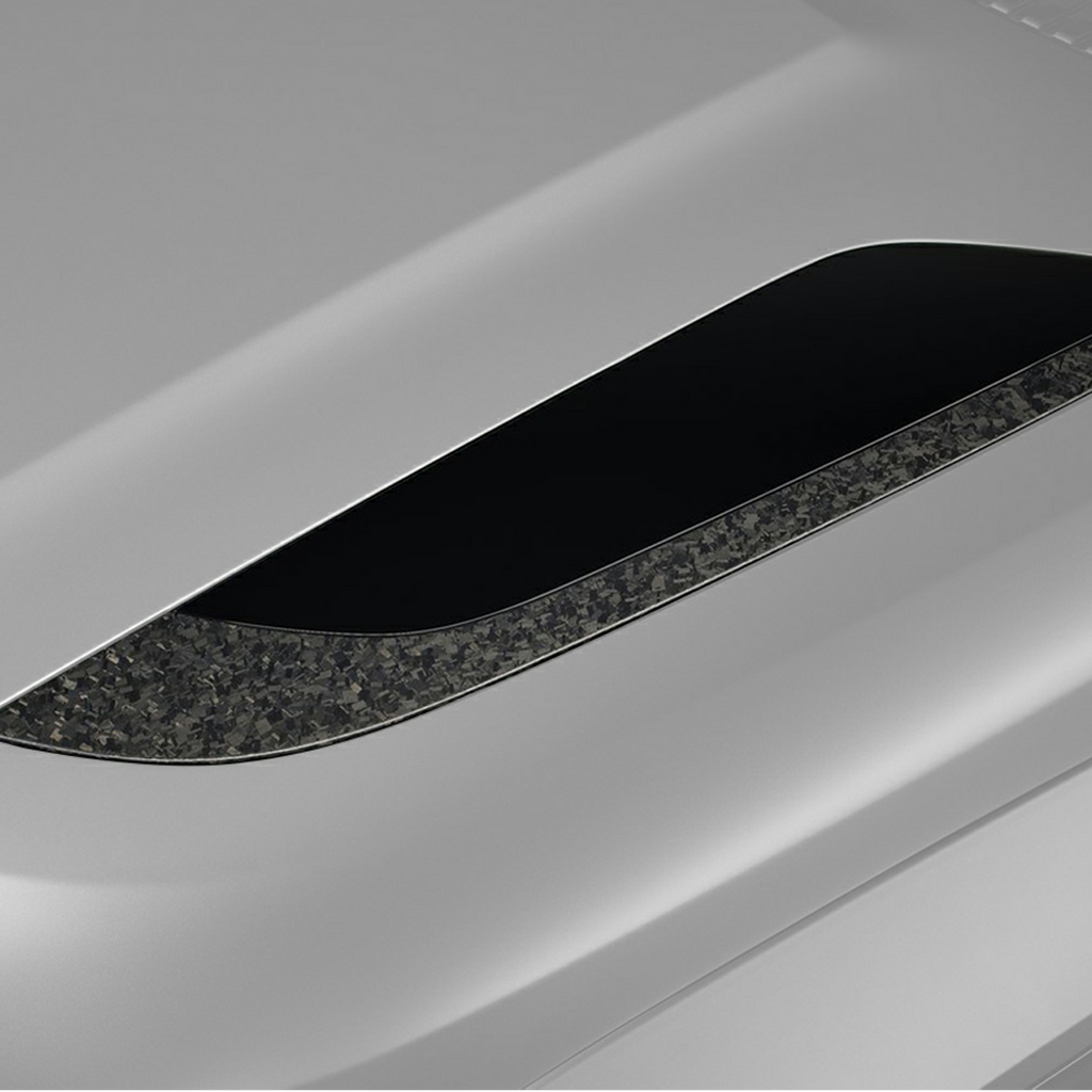 OCTA Forged Carbon Bonnet Insert for Land Rover Defender