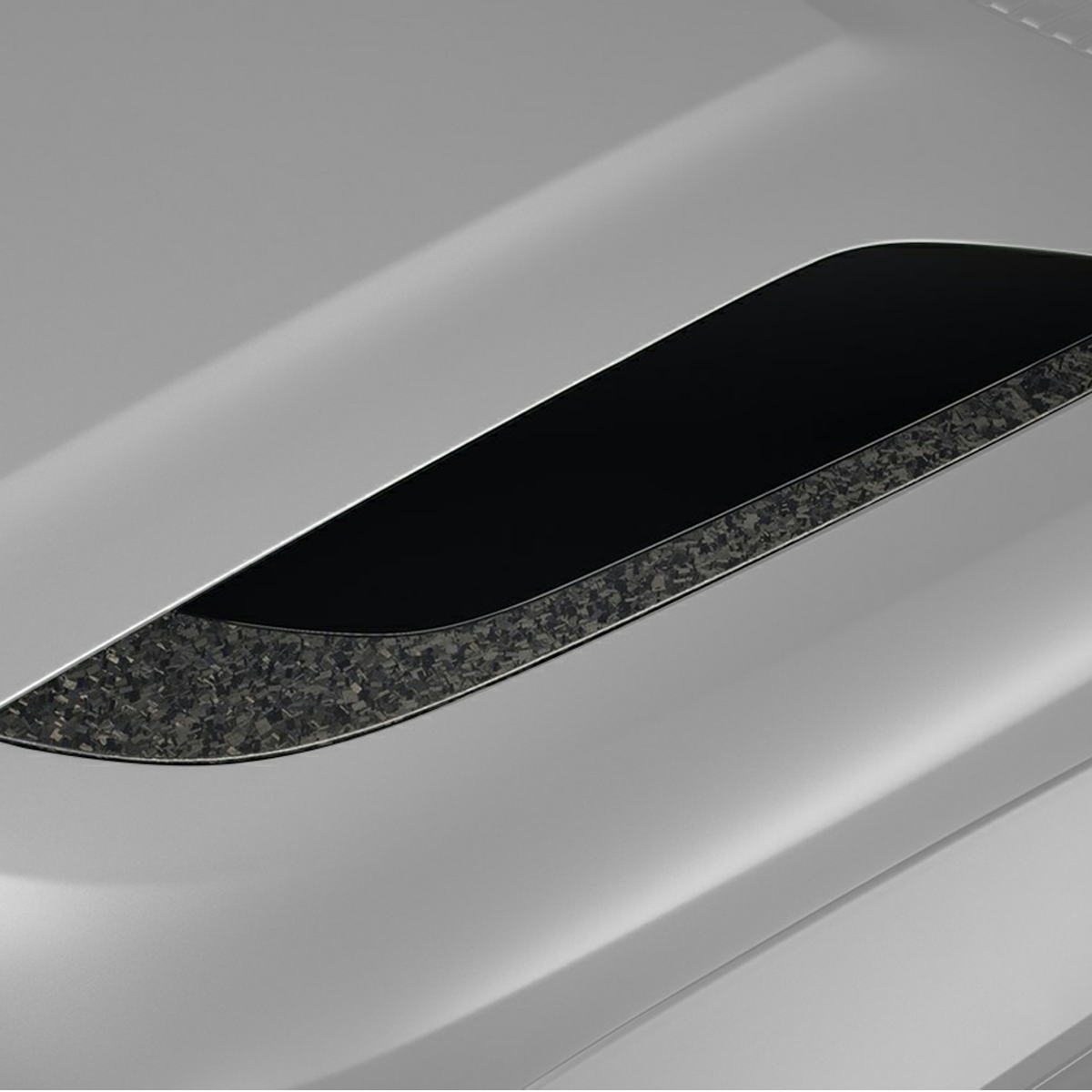 OCTA Forged Carbon Bonnet Insert for Land Rover Defender