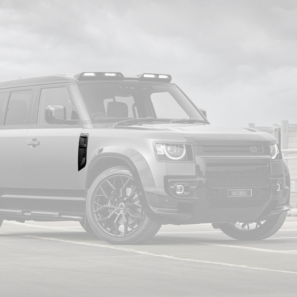 Defender Fender Vent Upgrade Kit - Durable Carbon Fiber/ABS Composite