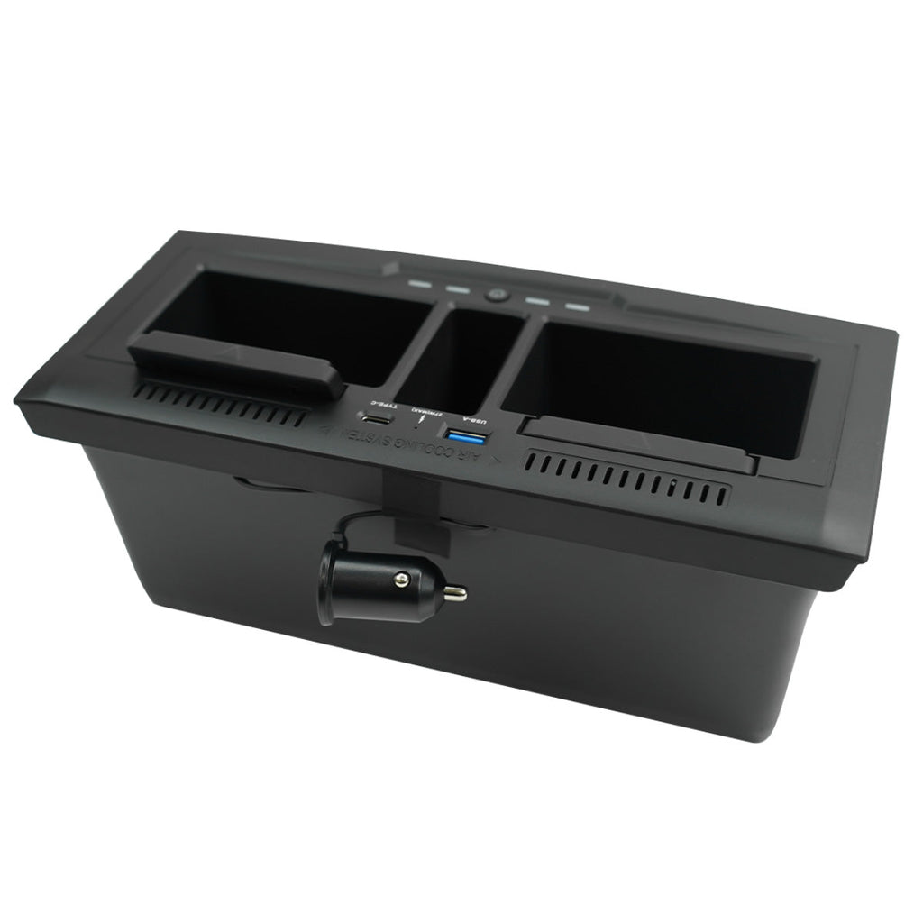 Dual Wireless Charging Console with USB Ports for Land Rover Defender 90/110/130
