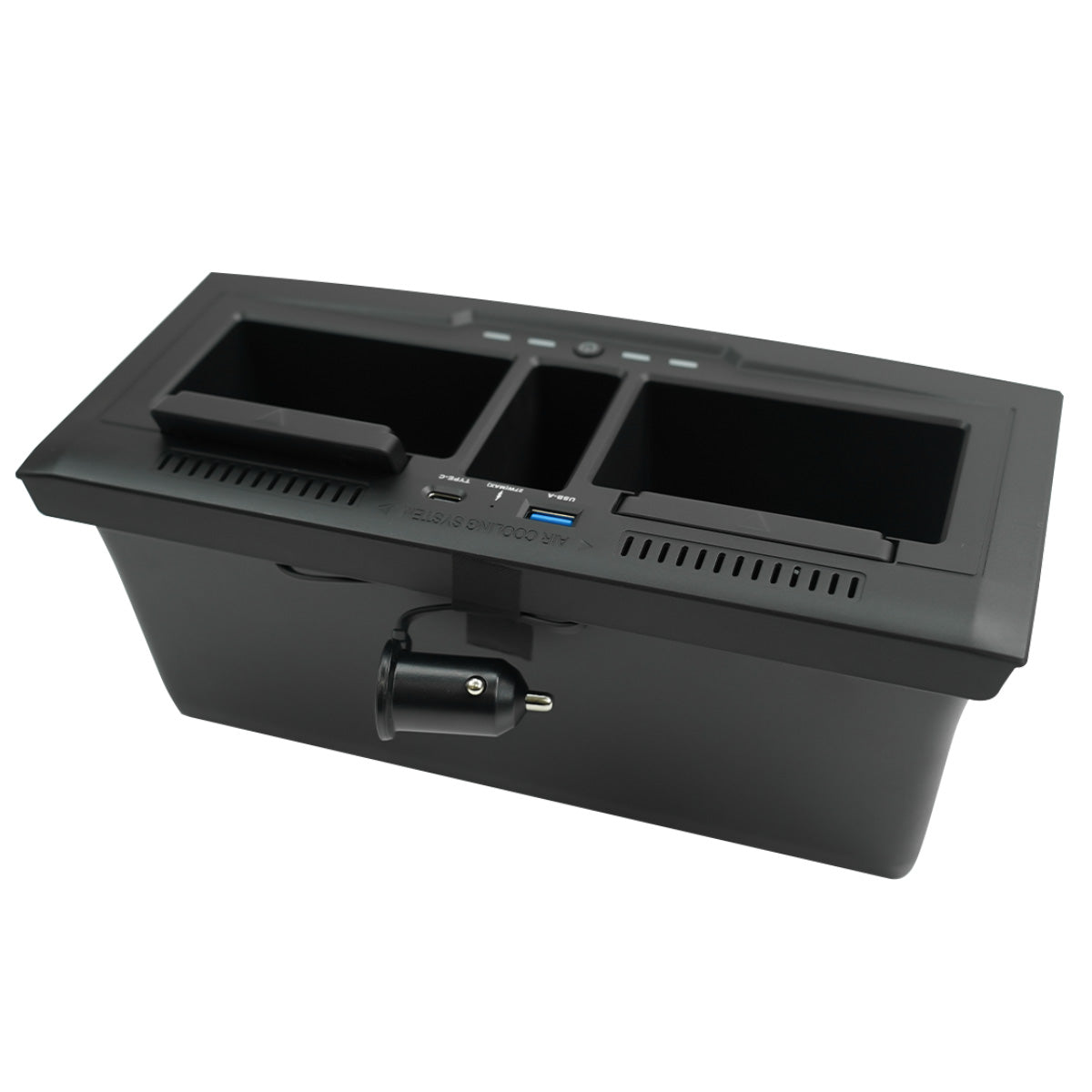 Dual Wireless Charging Console with USB Ports for Land Rover Defender 90/110/130