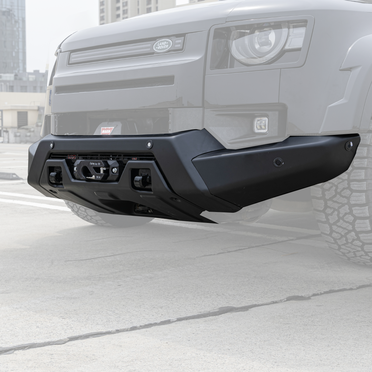 Metal front bumper for Land Rover Defender 90 / 110 / 130