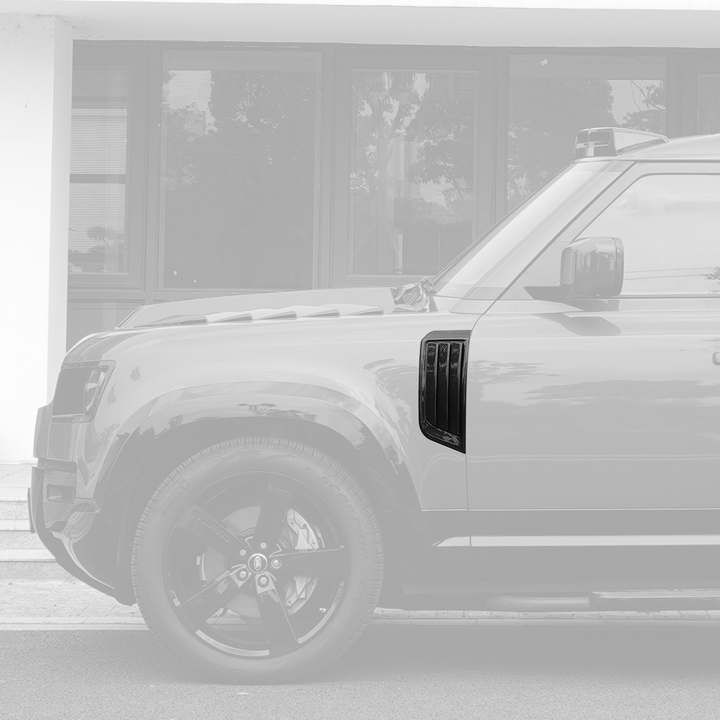 Defender Fender Vent Upgrade Kit - Durable Carbon Fiber/ABS Composite