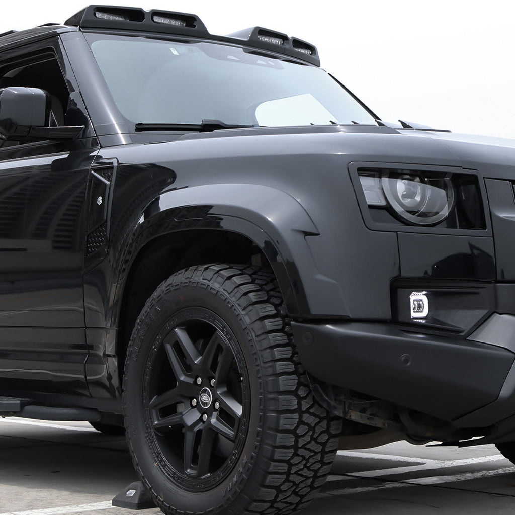 Extended Wheel Arch Kit for Defender 110 - Wide Profile, Painted Finish