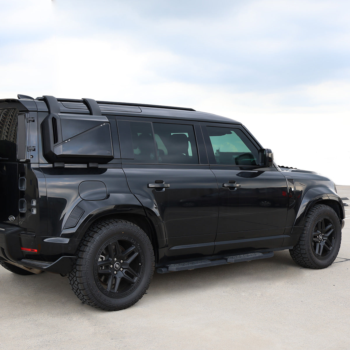 Extended Wheel Arch Kit for Defender 110 - Wide Profile, Painted Finish