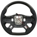 Flat-Bottom Perforated Steering Wheel  Nappa / Carbon Fiber + Nappa