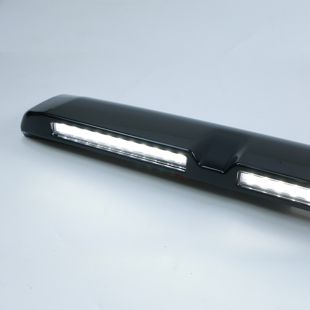 Upgrade your Transit Custom 2024+ with the Gloss Black Triple LED Roof Light
