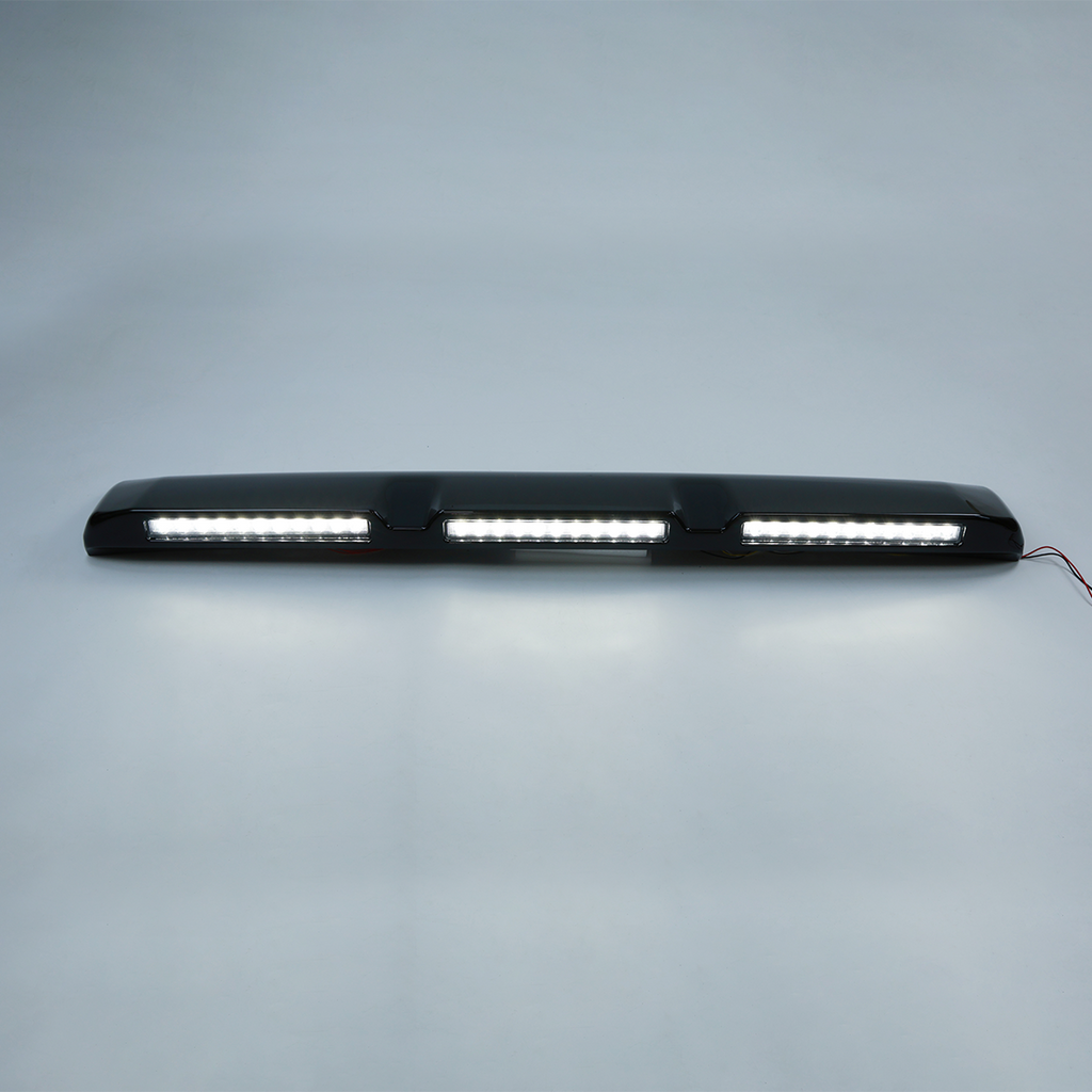 Upgrade your Transit Custom 2024+ with the Gloss Black Triple LED Roof Light