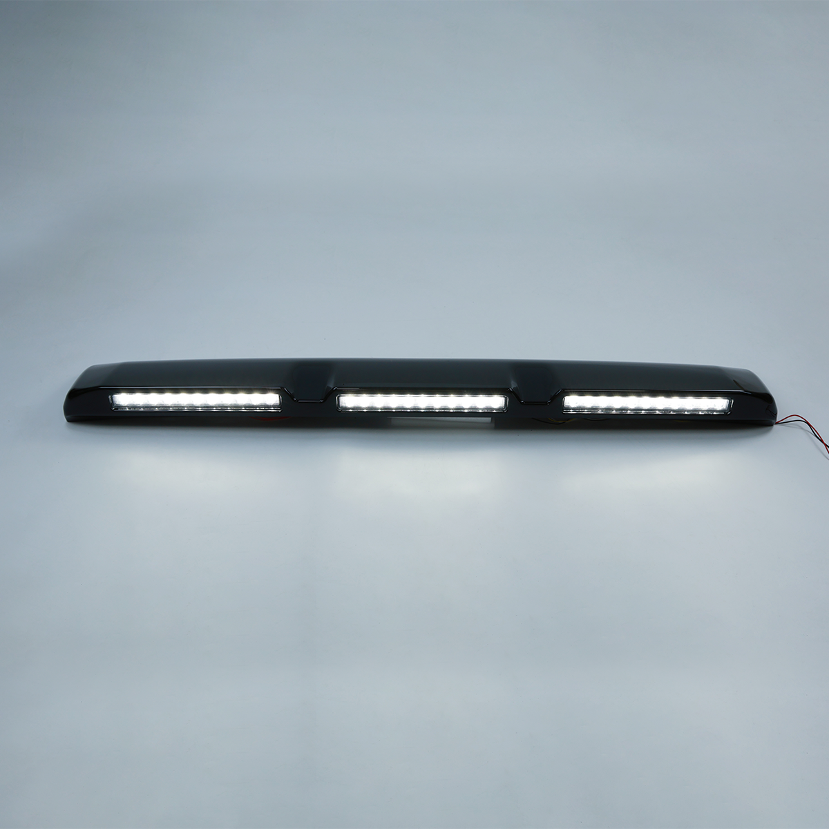 Upgrade your Transit Custom 2024+ with the Gloss Black Triple LED Roof Light