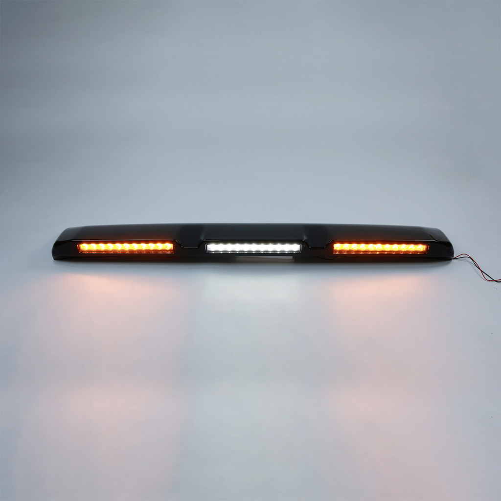 Upgrade your Transit Custom 2024+ with the Gloss Black Triple LED Roof Light