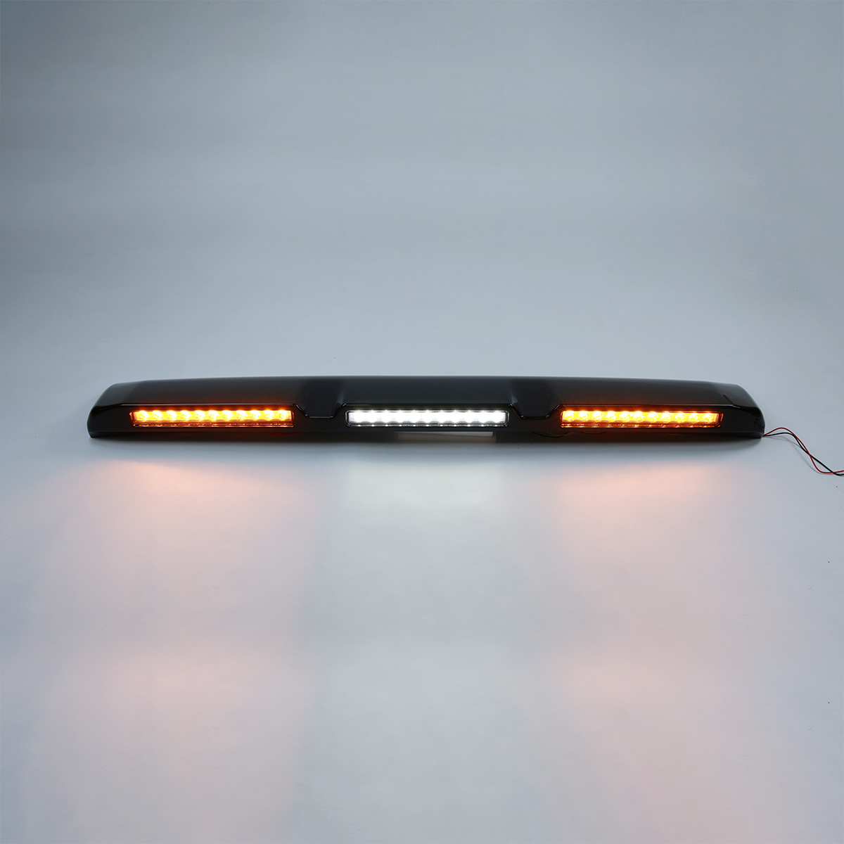 Upgrade your Transit Custom 2024+ with the Gloss Black Triple LED Roof Light