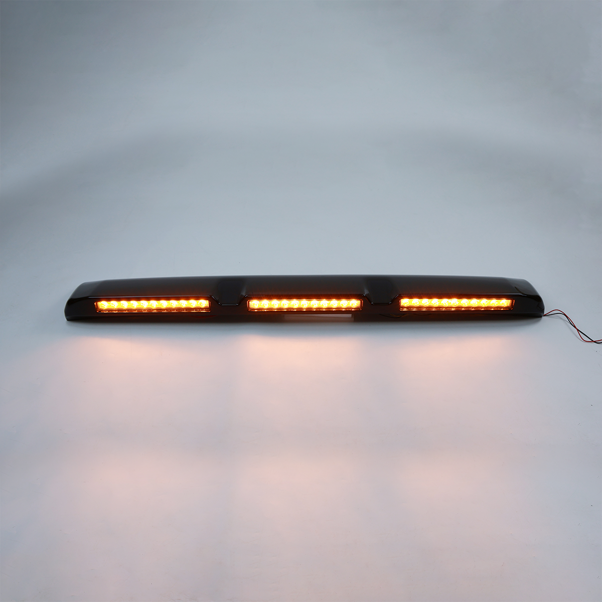 Upgrade your Transit Custom 2024+ with the Gloss Black Triple LED Roof Light