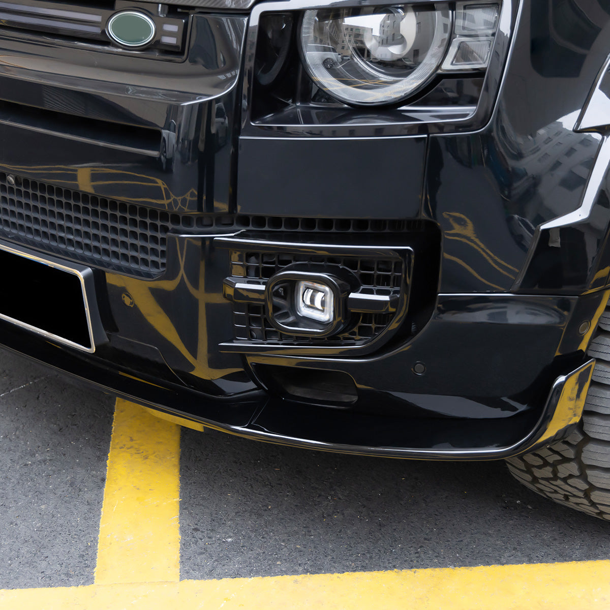 Front Lip Spoiler for Land Rover Defender 90/110/130