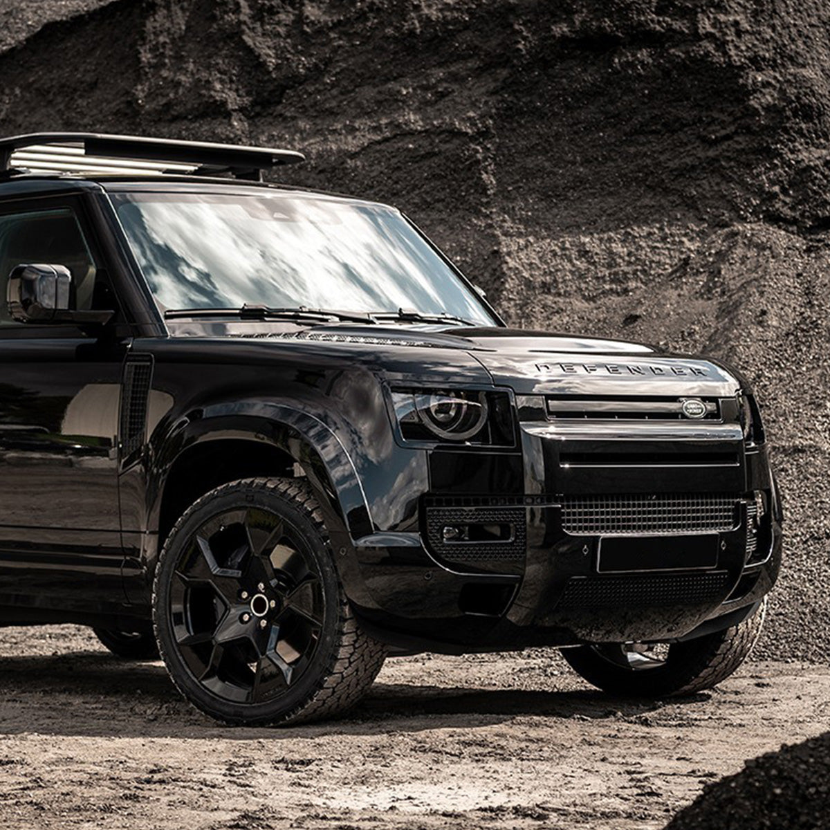 Gloss Black Full Body Styling Kit For Defender