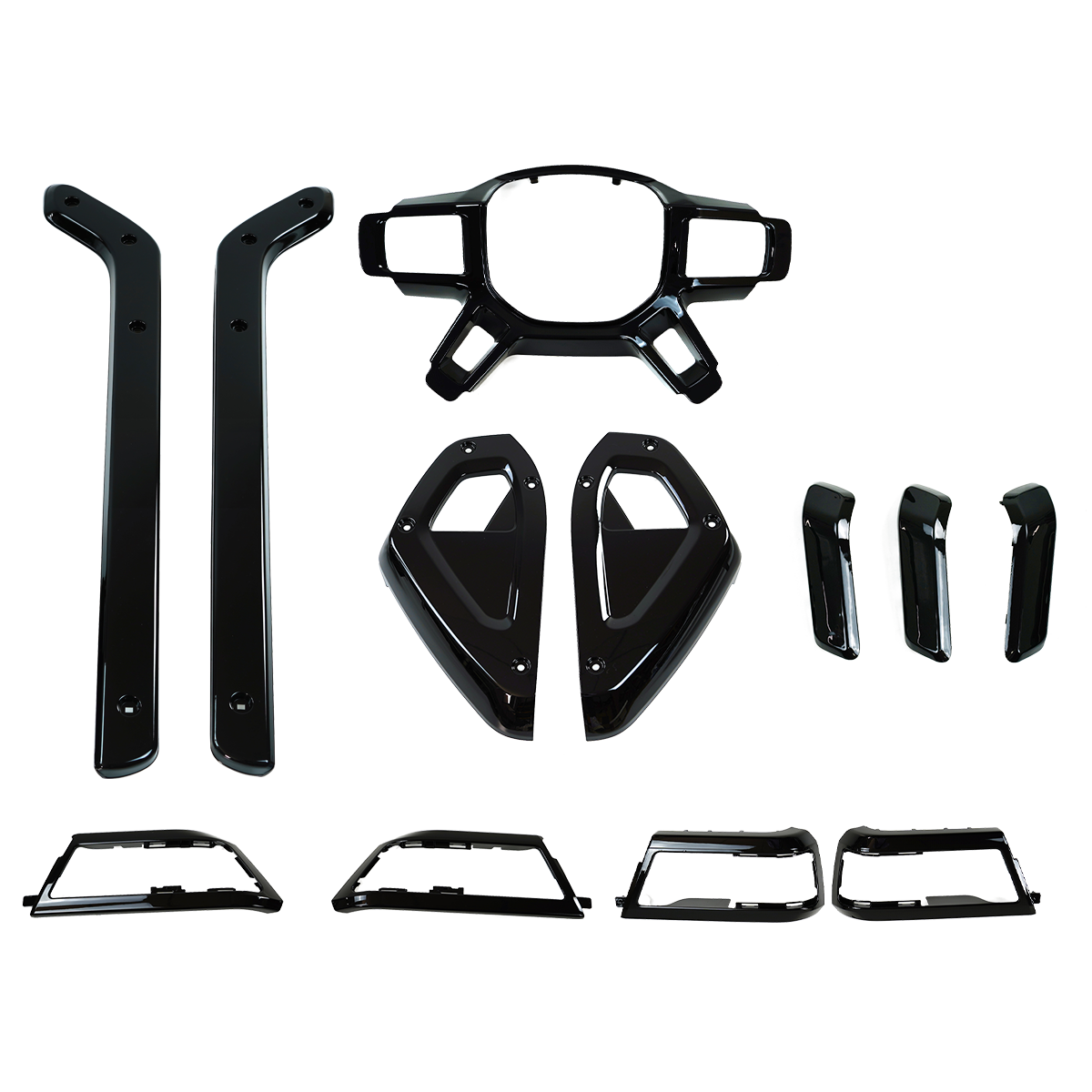 Interior Trim Kit  Gloss Black Finish (Full Set)
