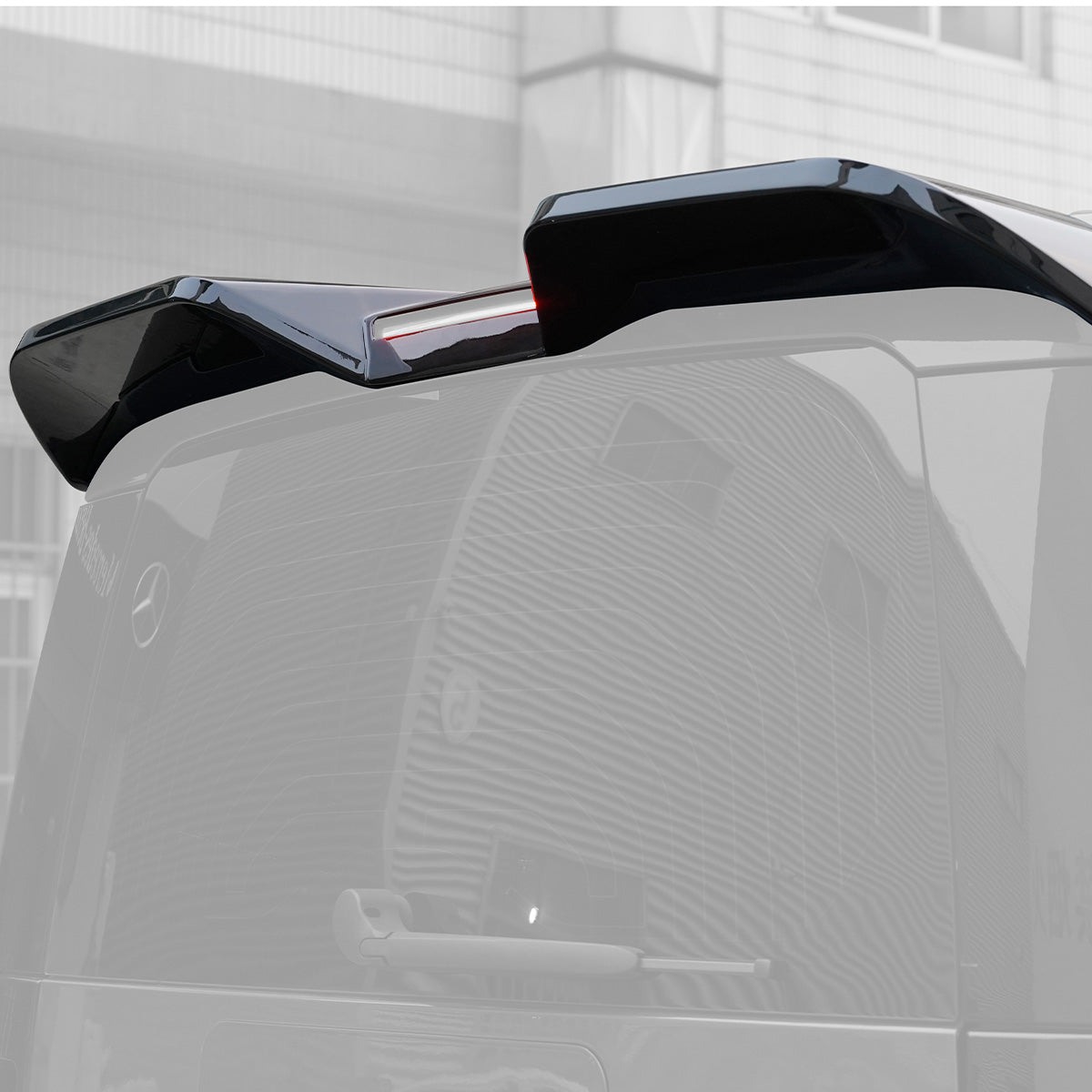 Gloss Black Rear Roof Spoiler