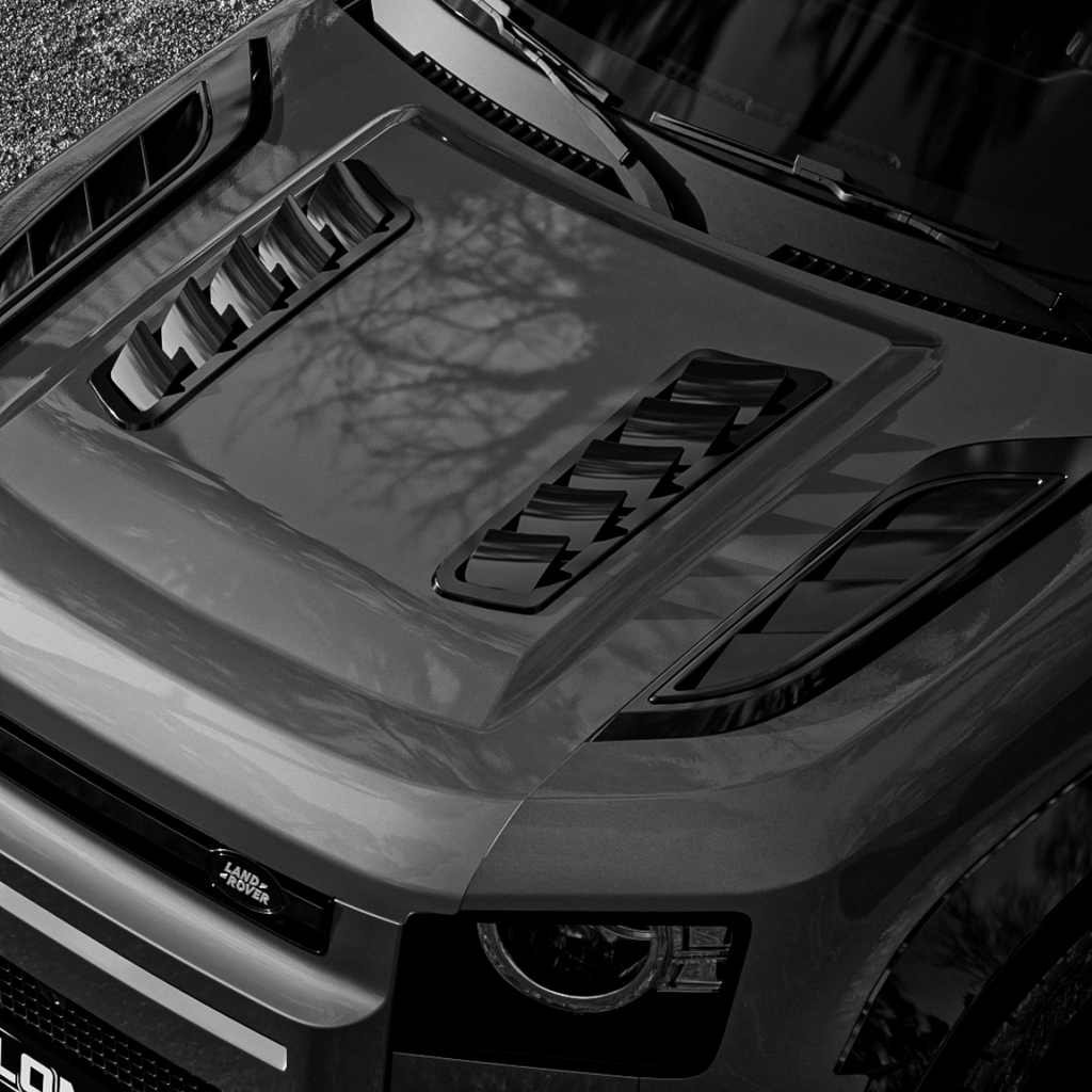 Dynamic Hood for Land Rover Defender