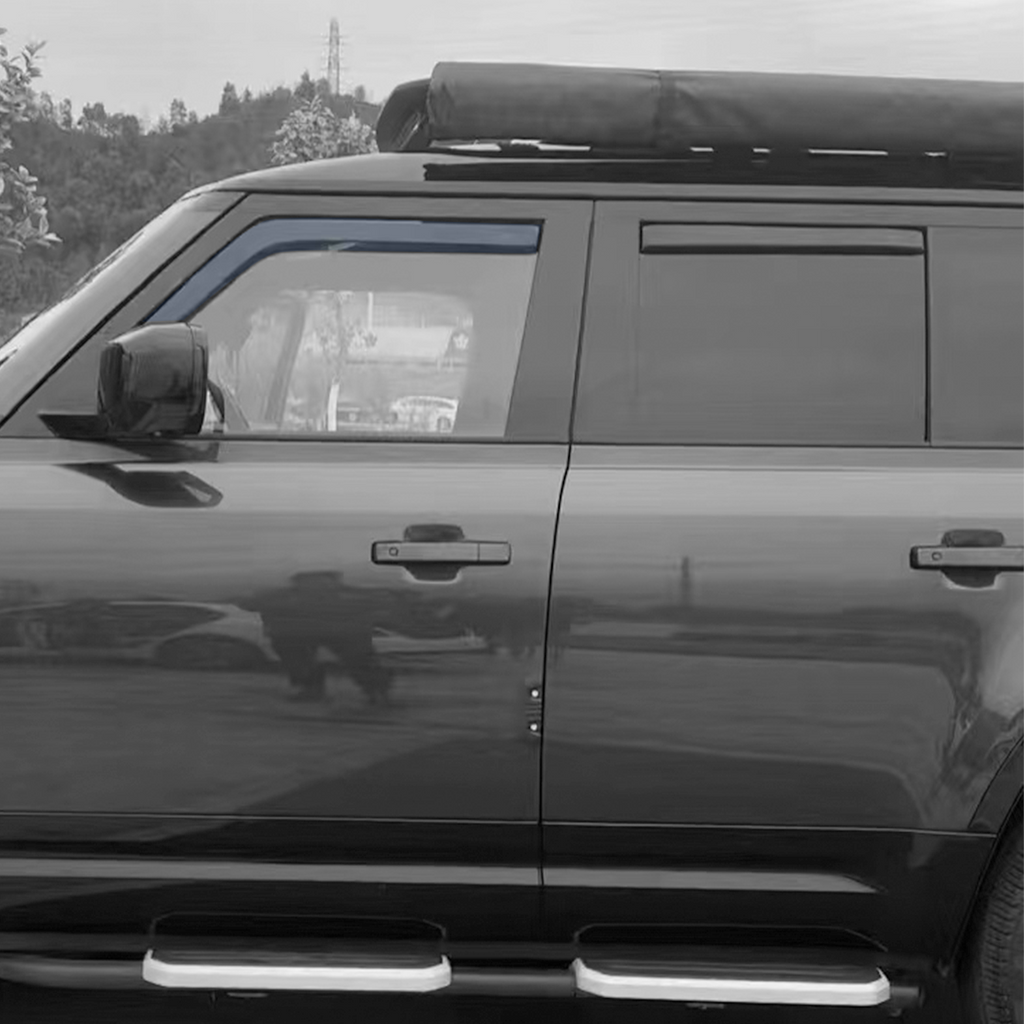 Black ABS Window Visors for Land Rover Defender 90/110/130
