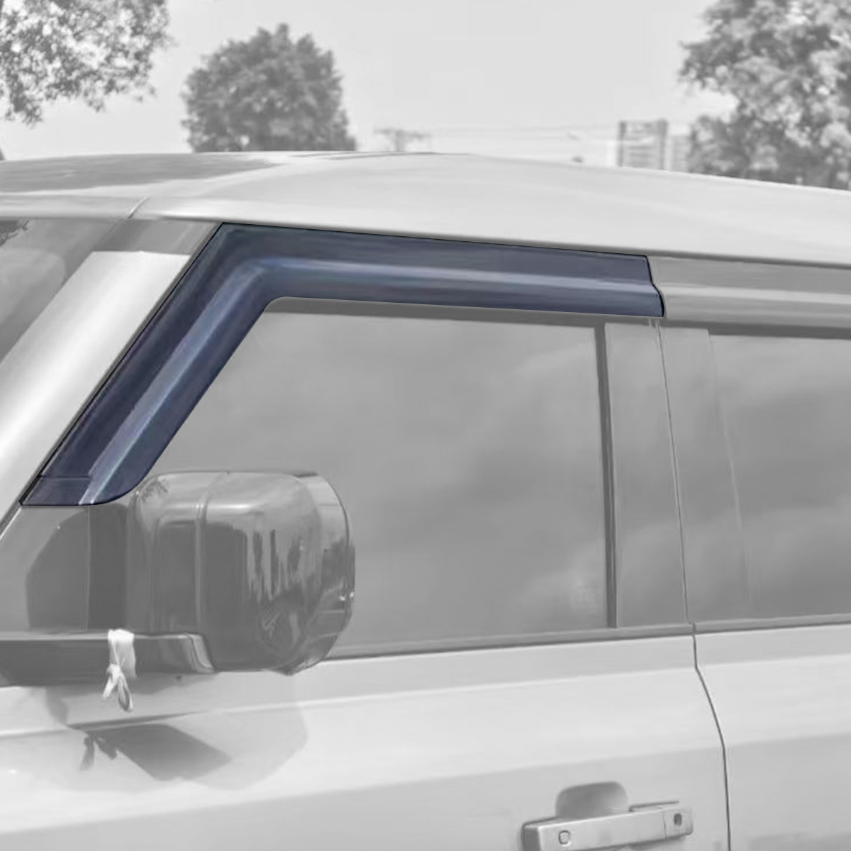 Black ABS Window Visors for Land Rover Defender 90/110/130