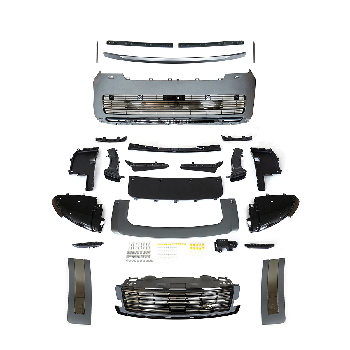 SV-Style Front Bumper Kit - Painted Injection-Moulded PP