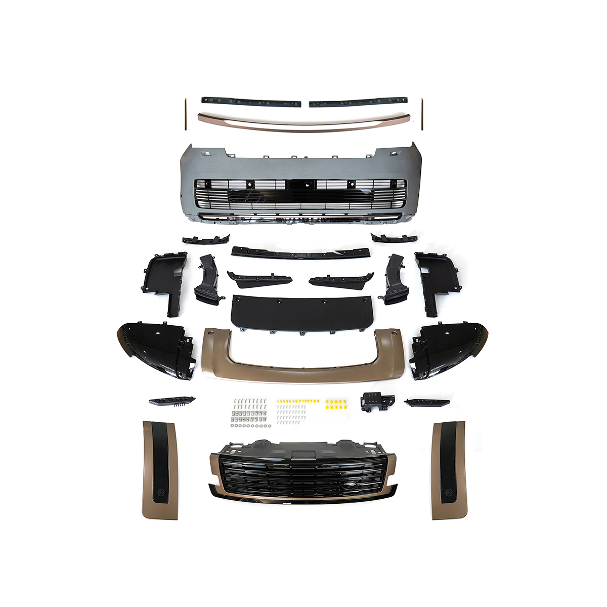 SV-Style Front Bumper Kit - Painted Injection-Moulded PP